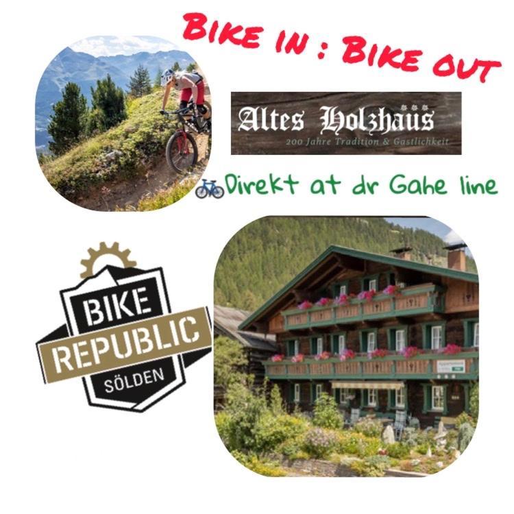 Altes Holzhaus Leilighet Sölden Eksteriør bilde
